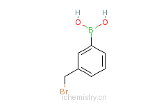 CAS:51323-43-4_3-溴甲基苯硼酸的分子结构