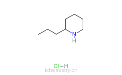CAS:51541-42-5_2-丙基哌啶盐酸盐的分子结构