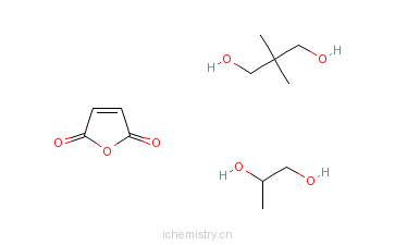 CAS:51838-29-0_顺丁烯二酐与2,2-二甲基-1,3-丙二醇和1,2-丙二醇的聚合物的分子结构