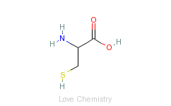 CAS:52-90-4_L-半胱氨酸的分子结构