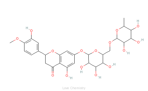 CAS:520-26-3_二氢黄酮甙的分子结构