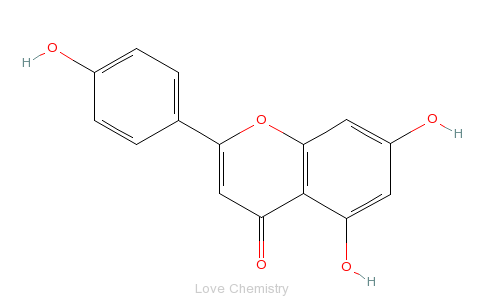CAS:520-36-5_芹菜素的分子结构