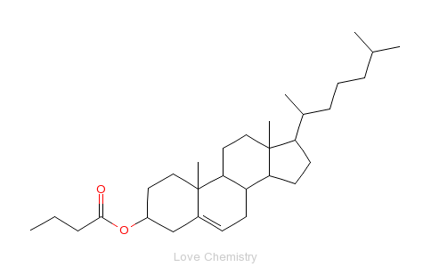 CAS:521-13-1_胆固醇丁酸酯的分子结构