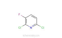 CAS:52208-50-1_2,6-二氯-3-氟吡啶的分子结构