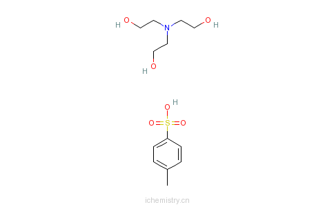 CAS:52243-33-1_三乙醇胺对甲苯磺酸酯的分子结构