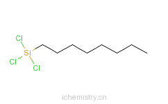 CAS:5283-66-9_辛基三氯化硅烷的分子结构