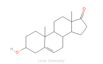 CAS:53-43-0_去氢表雄酮的分子结构