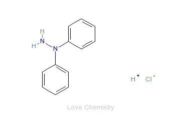 CAS:530-47-2_1,1-二苯肼盐酸盐的分子结构