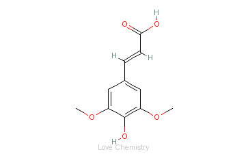 CAS:530-59-6_芥子酸的分子结构