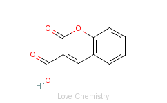 CAS:531-81-7_香豆素-3-羧酸的分子结构