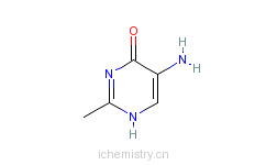 CAS:53135-22-1_5-氨基-2-甲基-4(1H)-嘧啶酮的分子结构