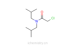 CAS:5326-82-9_2-氯-N,N-二异丁基乙酰胺的分子结构