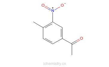 CAS:5333-27-7_3-硝基-4-甲基苯乙酮的分子结构