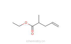 CAS:53399-81-8_2-甲基-4-戊烯酸乙酯的分子结构