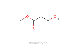 CAS:53562-86-0_(S)-3-羟基丁酸甲酯的分子结构