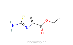 CAS:5398-36-7_2-氨基噻唑-4-甲酸乙酯的分子结构