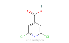 CAS:5398-44-7_2,6-二氯异烟酸的分子结构