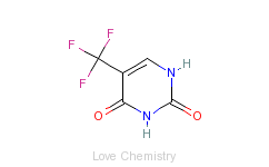 CAS:54-20-6_5-三氟甲基尿嘧啶的分子结构