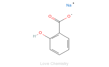 CAS:54-21-7_水杨酸钠的分子结构