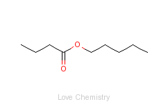 CAS:540-18-1_丁酸戊酯的分子结构