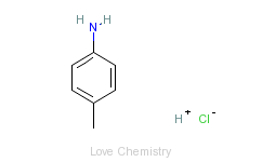 CAS:540-23-8_4-甲基苯胺盐酸盐的分子结构