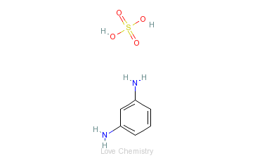 CAS:541-70-8_1,3-苯二胺硫酸盐的分子结构