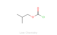 CAS:543-27-1_氯甲酸异丁酯的分子结构