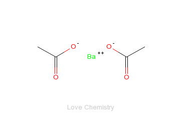 CAS:543-80-6_乙酸钡的分子结构