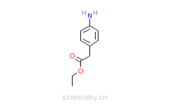 CAS:5438-70-0_4-氨基苯乙酸乙酯的分子结构