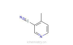 CAS:5444-01-9_3-氰基-4-甲基吡啶的分子结构