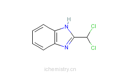 CAS:5466-57-9_2-(二氯甲基)苯并咪唑的分子结构