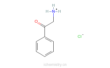 CAS:5468-37-1_2-氨基苯乙酮盐酸盐的分子结构