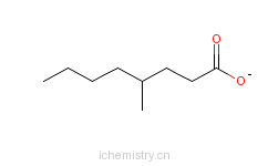 CAS:54947-74-9_4-甲基辛酸的分子结构