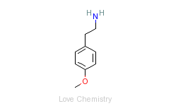 CAS:55-81-2_4-甲氧基苯乙胺的分子结构