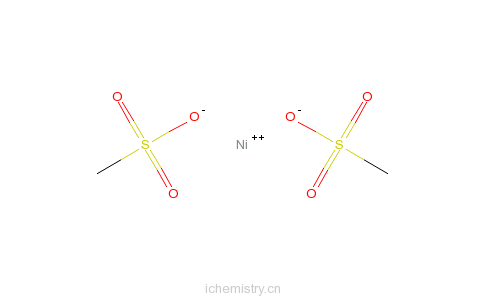 CAS:55136-38-4_甲磺酸镍的分子结构