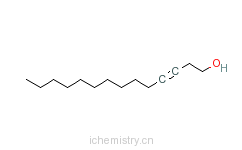 CAS:55182-74-6_3-四癸炔-1-醇的分子结构