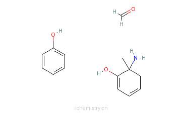 CAS:55185-45-0_甲醛与氨、2-甲基苯酚和苯酚的聚合物的分子结构