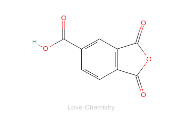 CAS:552-30-7_偏苯三酸酐的分子结构