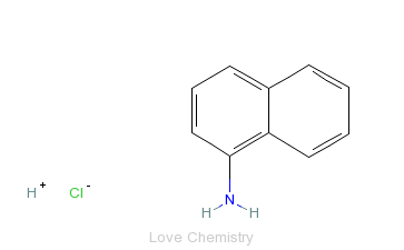 CAS:552-46-5_1-萘胺盐酸盐的分子结构