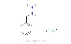CAS:555-96-4_苄基肼的分子结构