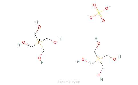 CAS:55566-30-8_四羟甲基硫酸磷的分子结构
