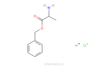 CAS:5557-83-5_L-丙氨酸苄酯盐酸盐的分子结构