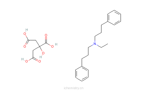 CAS:5560-59-8_枸橼酸阿尔维林的分子结构