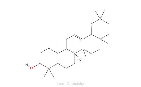 CAS:559-70-6_beta-香树精的分子结构