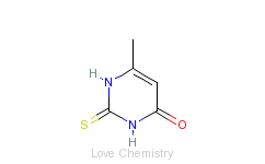 CAS:56-04-2_甲基硫脲嘧啶的分子结构