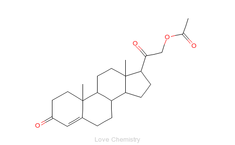 CAS:56-47-3_醋酸去氧皮质酮的分子结构