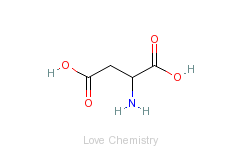 CAS:56-84-8_L-天门冬氨酸的分子结构