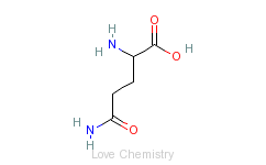 CAS:56-85-9_L-谷氨酰胺的分子结构