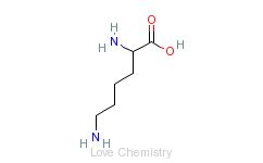 CAS:56-87-1_L-赖氨酸的分子结构