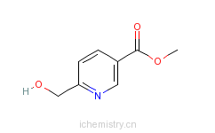 CAS:56026-36-9_6-羟甲基烟酸甲酯的分子结构